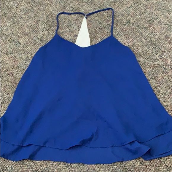 Blue tank top - Picture 1 of 2
